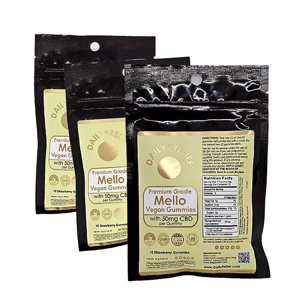 CBD Mello Gummies (3 Pack)